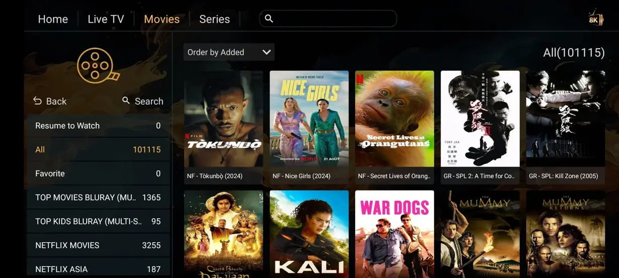 EagleCast TV app interface preview 5