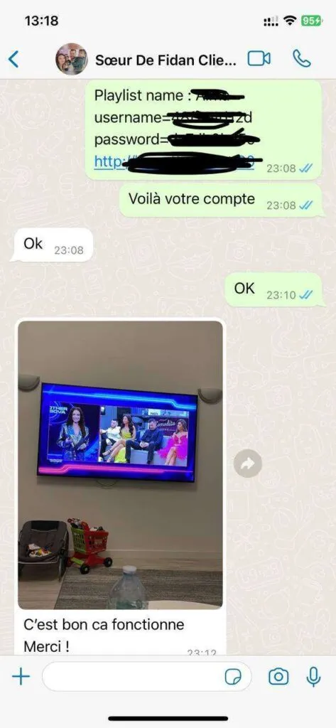WhatsApp support conversation example 6